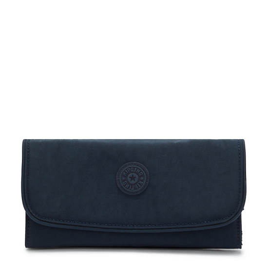 Kipling Money Land Snap Portefeuille Blauw | BE 1791QM